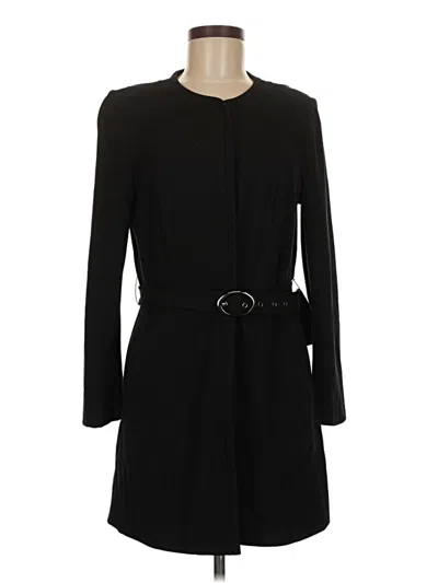 Pre-owned Black Label By Chico's Coat In Black