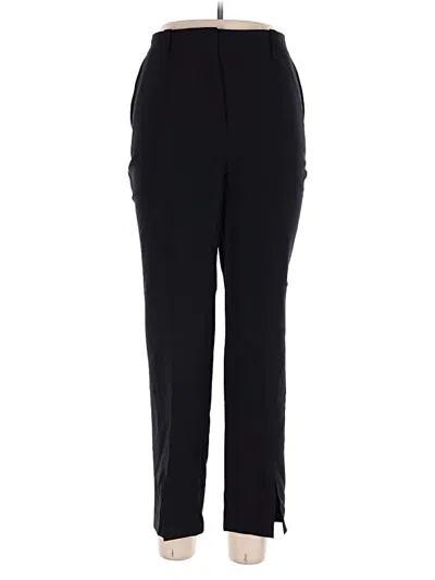 Pre-owned Black Label By Chico's Dress Pants In Black