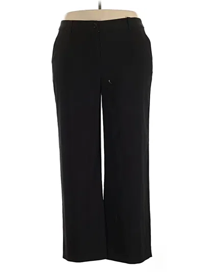 Pre-owned Black Label By Chico's Dress Pants In Black