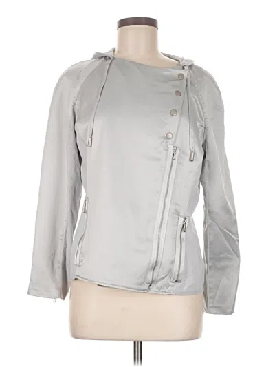 Pre-owned Black Label By Chico's Jacket In Gray