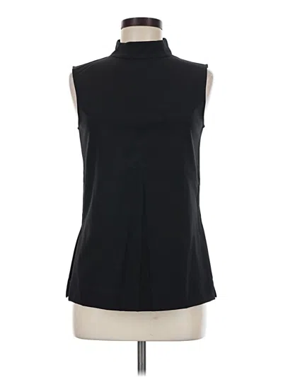 Pre-owned Black Label By Chico's Sleeveless Blouse In Black