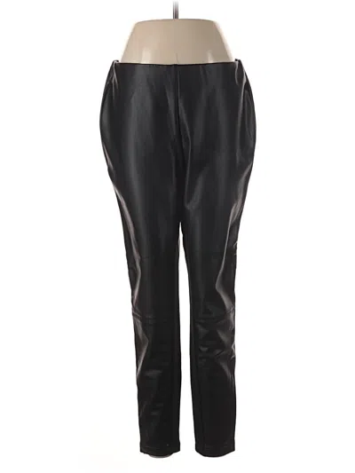 Pre-owned Black Label By Chico's Track Pants In Black