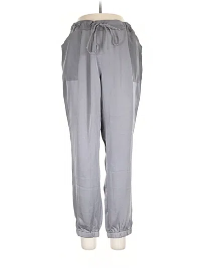 Pre-owned Black Label By Chico's Track Pants In Gray