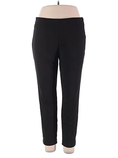 Pre-owned Black Label By Evan Picone Active Pants In Black