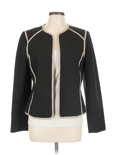 Pre-owned Black Label By Evan Picone Blazer Jacket In Black