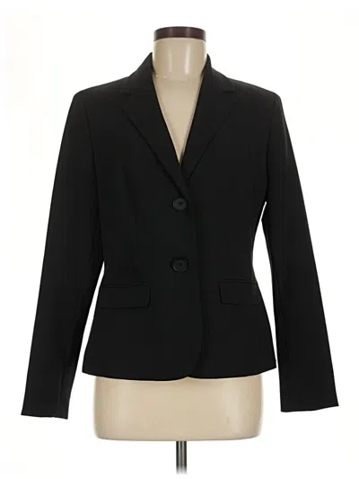 Pre-owned Black Label By Evan Picone Blazer Jacket In Black