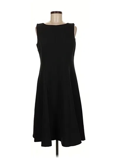 Pre-owned Black Label By Evan Picone Casual Dress In Black