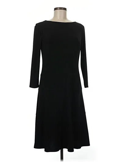 Pre-owned Black Label By Evan Picone Casual Dress In Black