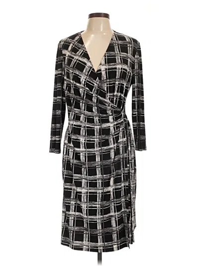 Pre-owned Black Label By Evan Picone Casual Dress In Black