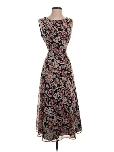 Pre-owned Black Label By Evan Picone Casual Dress In Brown