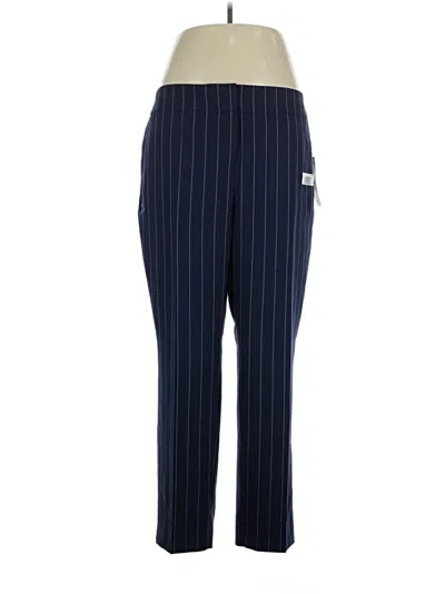 Black Label By Evan Picone Casual Pants In Blue