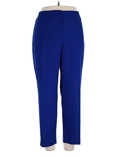 Pre-owned Black Label By Evan Picone Casual Pants In Blue