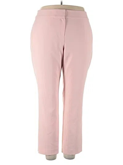 Pre-owned Black Label By Evan Picone Casual Pants In Pink