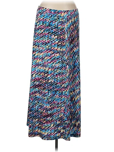 Pre-owned Black Label By Evan Picone Casual Skirt In Blue