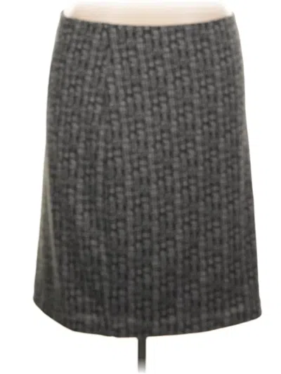 Pre-owned Black Label By Evan Picone Casual Skirt In Gray