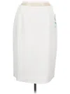 Black Label By Evan Picone Casual Skirt In White