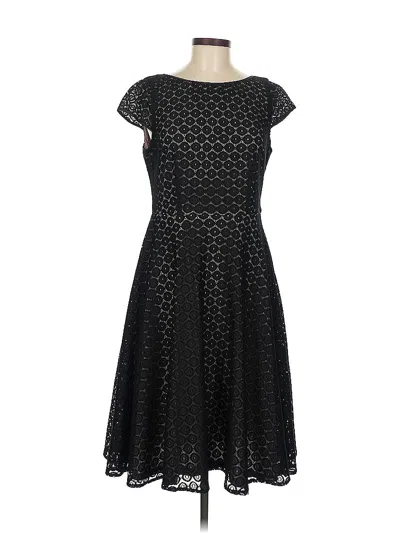 Pre-owned Black Label By Evan Picone Cocktail Dress In Black