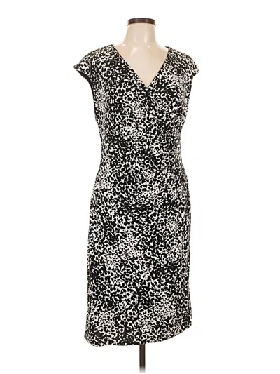 Pre-owned Black Label By Evan Picone Cocktail Dress In Black