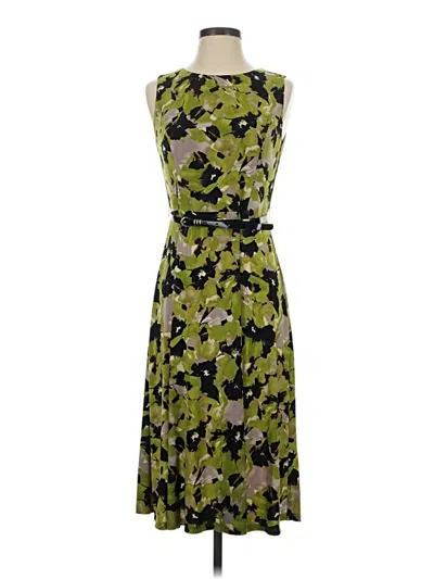 Black Label By Evan Picone Cocktail Dress In Green