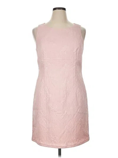 Pre-owned Black Label By Evan Picone Cocktail Dress In Pink