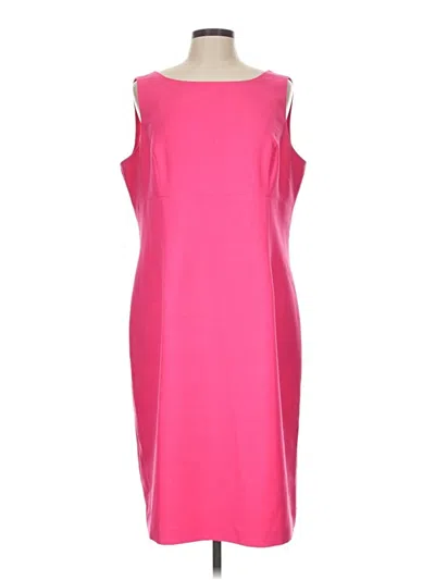 Pre-owned Black Label By Evan Picone Cocktail Dress In Pink