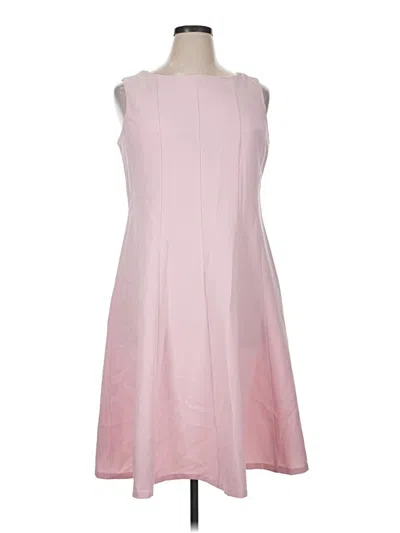 Pre-owned Black Label By Evan Picone Cocktail Dress In Pink