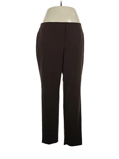 Pre-owned Black Label By Evan Picone Dress Pants In Brown