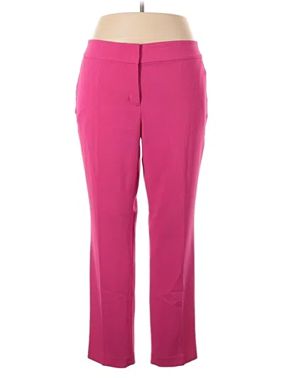 Pre-owned Black Label By Evan Picone Dress Pants In Pink