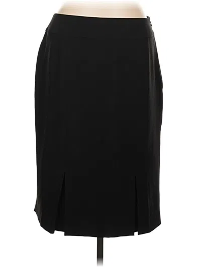 Pre-owned Black Label By Evan Picone Formal Skirt In Black