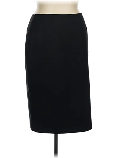 Pre-owned Black Label By Evan Picone Formal Skirt In Black