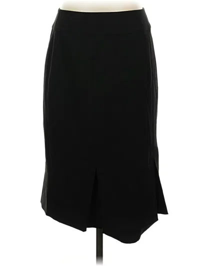 Pre-owned Black Label By Evan Picone Formal Skirt In Black