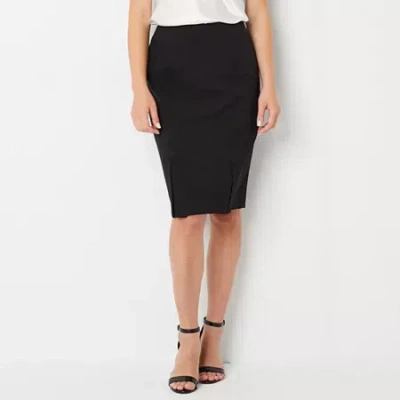 Black Label By Evan Picone Womens Suit Skirt In Black