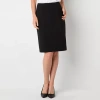 Black Label By Evan Picone Womens Suit Skirt In Black