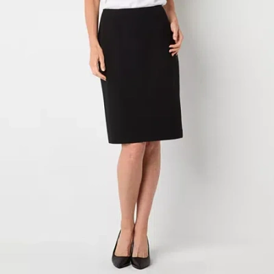Black Label By Evan Picone Womens Suit Skirt In Black