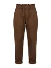 Black Label Elasticated-waist Cargo Pants In Brown