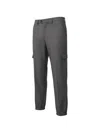 Black Label Patch-pocket Elasticated-cuff Cargo Pants In Multi