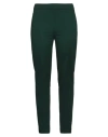 Black Label Woman Pants Dark Green Size 10 Viscose, Polyamide, Elastane In Green