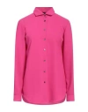 Black Label Woman Shirt Magenta Size 6 Polyester, Elastane In Magenta