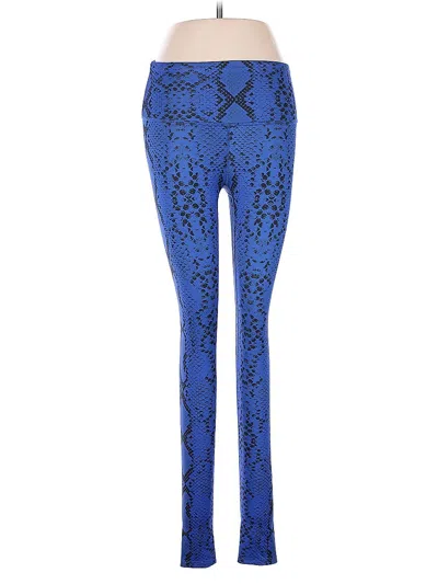 Pre-owned Black Line By Noli Leggings In Blue
