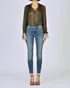 BLACK ORCHID CARMEN ANKLE FRAY JEAN IN KISS ON CHIC
