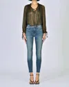 Black Orchid Carmen Ankle Fray Jean In Kiss On Chic In Multi