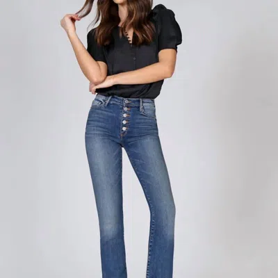 Black Orchid Gigi High Rise Straight Jean In Blue