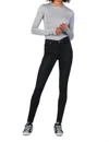 Black Orchid Gisele High Rise Straight Pants In So Black In Multi