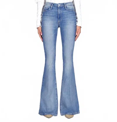 Black Orchid Grace Super Flare Denim In Hotel California In Blue