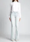 Black Orchid Mia Skinny Flare Jeans In Voulez Vous In Blue