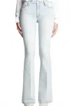 Black Orchid Mia Skinny Flare Jeans In Voulez Vous In Green