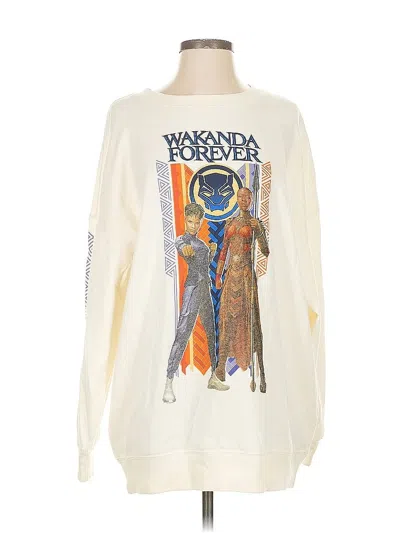Pre-owned Black Panther Pullover Sweater In White
