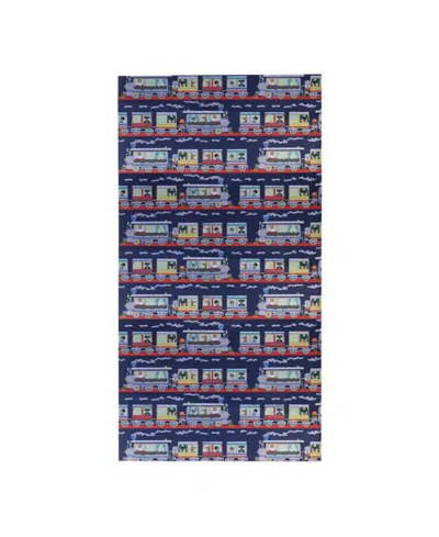 Black Paper Party Royale Express Gift Wrap In Blue