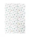 Black Paper Party Ski Ditsy Gift Wrap In Multi
