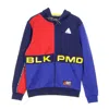 Black Pyramid Men's Lightweight Zip Hoodie Sweatshirt Blk Pmd Blue/multi In Blue/multi